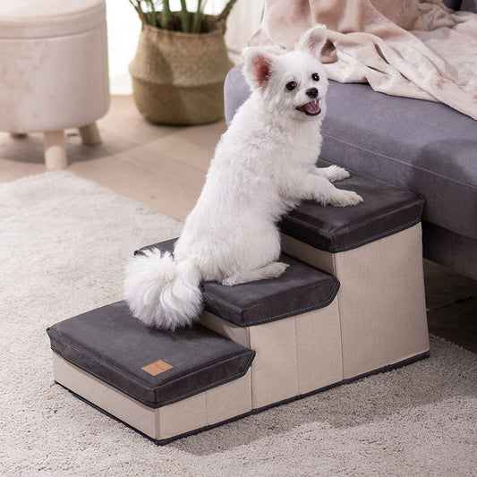 Dog Stairs for Small Dogs Foldable 3